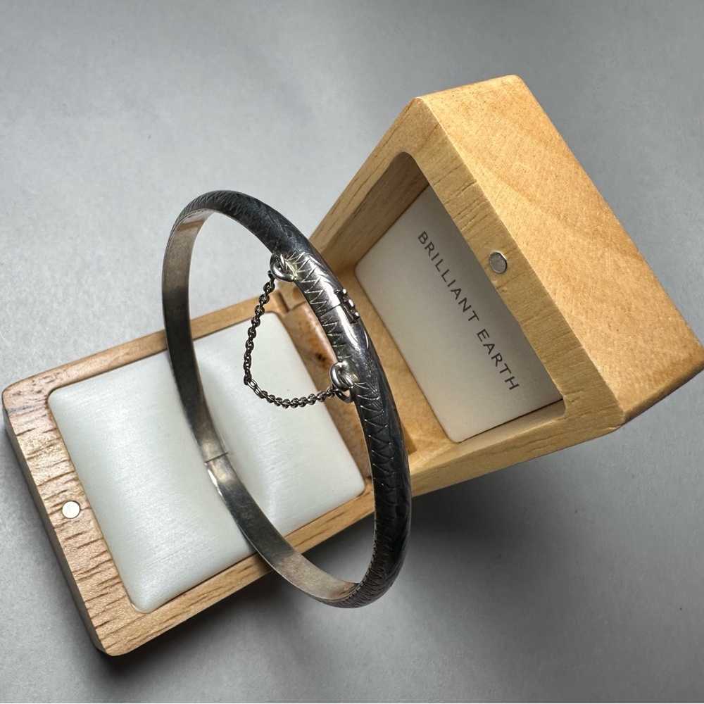 Sterling Silver Kids Bangle - Picture 5 of 6